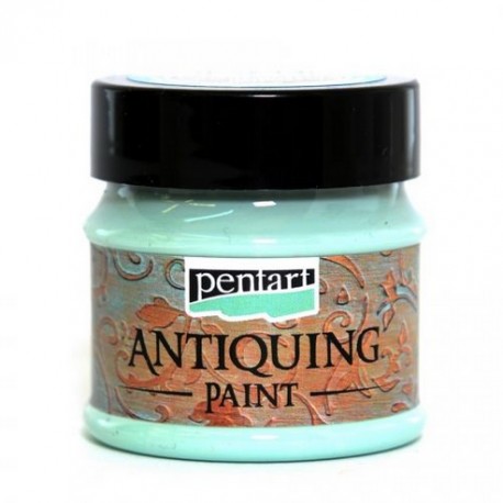 Pentart Antiquing Paint 50 ml. - Patina Blue