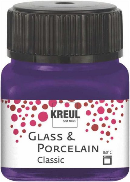 Kreul Glass & Porcelain Paint Classic 20 ml - Opaque Violet