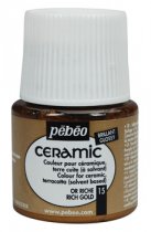Farba Pebeo Ceramic - 15 Rich Gold Farba Pebeo Ceramic - 15 Rich Gold