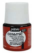 Keramiekverf Pebeo Ceramic Paint 45 ml. - 17 Licht schubbruin