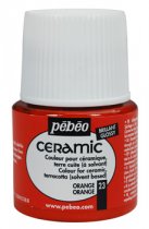 Pebeo Ceramic Paint 45 ml. - 23 Orange