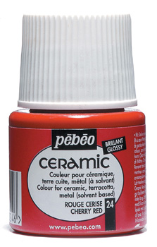 Farba Pebeo Ceramic - 24 Cherry Red