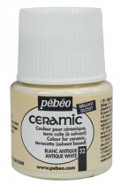 Keramiekverf Pebeo Ceramic Paint 45 ml. - 32 Antiek wit