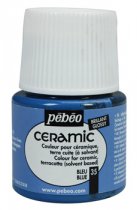 Keramiekverf Pebeo Ceramic Paint 45 ml. - 35 Blauw
