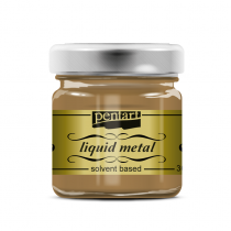 Pentart Liquid Metal Paint 30 ml. - Antique Gold