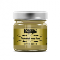 Pentart Flüssigmetallfarbe 30 ml. - Gold