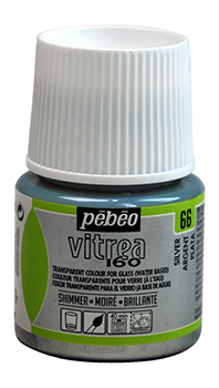 Pebeo Vitrea 160 - 66 Shimmer Silver