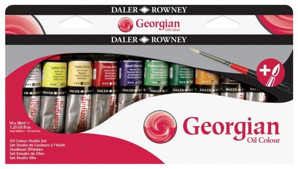 Daler-Rowney Georgian Oil Studio Set 10 x 38 ml.