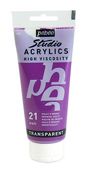Pebeo Studio Acrylics 100 ml. - 21 Oriental Violet
