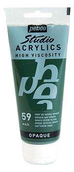 Pebeo Studio Acrylics 100 ml. - 59 Opaque sap green