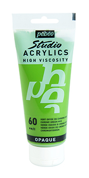 Pebeo Studio Acrylics 100 ml. - Chrome Green Hue