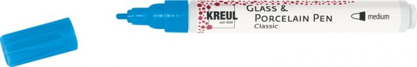 Kreul Glass & Porcelain Marker Pen Classic - Light Blue