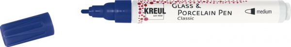 Kreul Glass & Porcelain Marker Pen Classic - Royal Blue