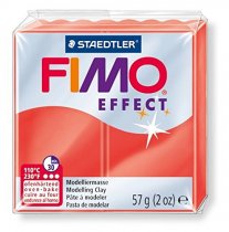 FIMO Effect 57g. Czerwony Przeźroczysty