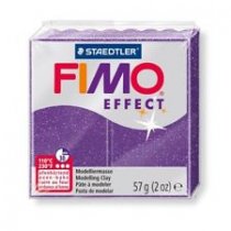 FIMO Effect 57g. Fioletowy Brokatowy