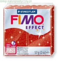 Fimo Effect 57g. - Glitter Rot