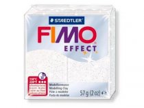 Fimo Effect 57g. - Glitter Weiß