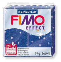 FIMO Effect 57g. Niebieski Brokatowy