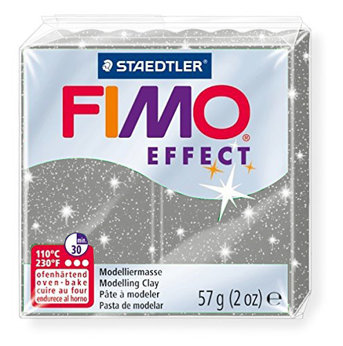 Fimo Effect 57g. - Glitter Silver