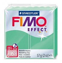 FIMO Effect 57g. Zielony Jadeit Transp.-perłowy