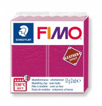 FIMO Leather Effect 57g. - Berry