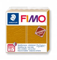 FIMO Leather Effect 57g. - Ocre