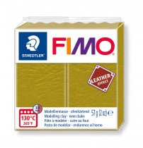 FIMO Leather Effect 57g. - Olive