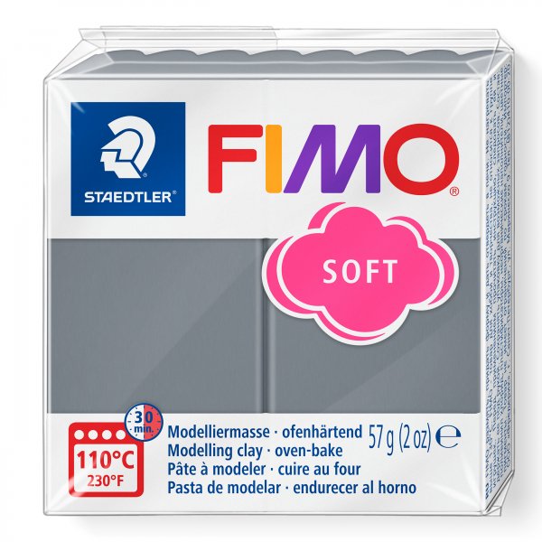 FIMO Soft 57g. - Stormy Grey