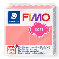 FIMO Soft Licht Kneedbare Boetseerklei 57g. - Pink Grapefruit
