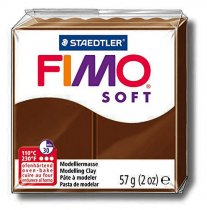 FIMO Soft Ofenhärtende Modelliermasse 57 g. - Schokolade