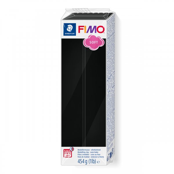 FIMO Soft Oven-Bake Modelling Clay 454 g. Black