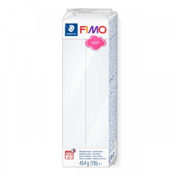 FIMO Soft Oven-Bake Modelling Clay 454 g. White
