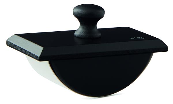 Large Wooden Rocker Blotter - Black Finish