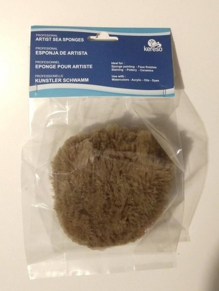 Jumbo Natural Coarse Sea Sponge 5"-6""