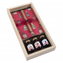 Herbin 3 Inks & Penholder Wooden Box Gift Set