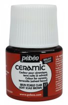 Pebeo Ceramic Paint 45 ml. - 17 Light Scale Brown