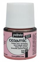 Keramiekverf Pebeo Ceramic Paint 45 ml. - 34 Roze