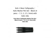 Koh-i-Noor Calligraphy Markers Set - 4 Pack