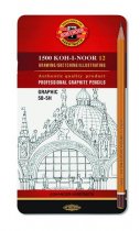 Koh-i-Noor Graphite Pencil Graphic Set Grades 5B-5H - 12 Pack