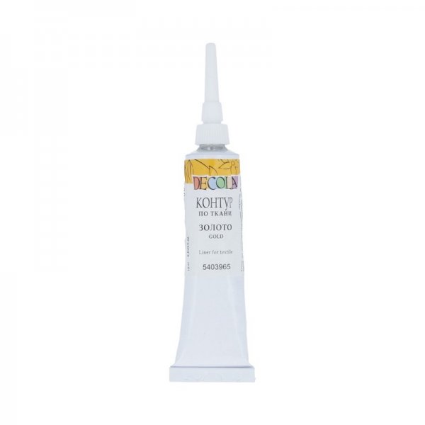 Decola Metallic Textile Liner 18 ml. - Gold