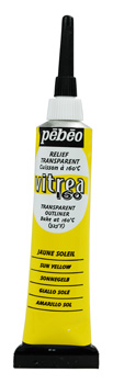 Pebeo Vitrea 160 Relief Outliner - 60 Sun Yellow