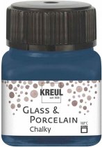 Kreul Glas en Porselein Krijtachtig 20 ml. - Chalky Navy Blue
