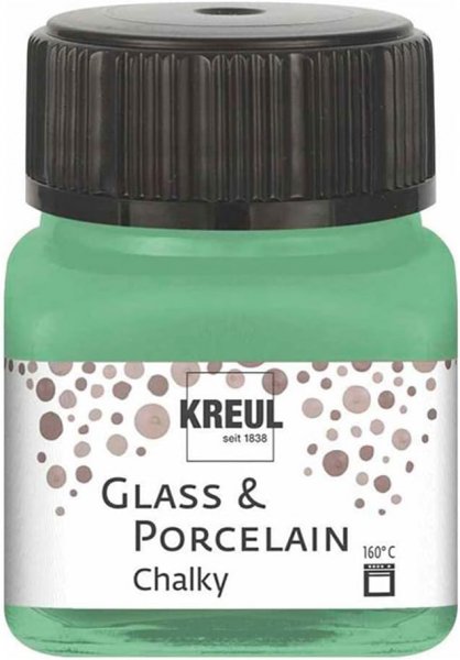 Kreul Glass & Porcelain Paint 20 ml - Chalky Rosemary Green
