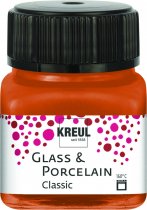 Kreul Glass & Porcelain Classic Glas- & Porzellanmalfarbe 20 ml. - Metallic Kupfer