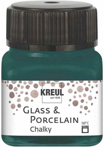 Kreul Glass & Porcelain Paint 20 ml - Chalky Cottage Green