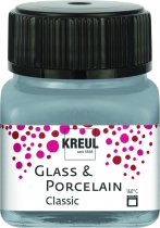 Kreul Glass & Porcelain Paint Classic 20 ml - Metallic Silver