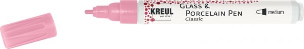 Kreul Glass & Porcelain Marker Pen Classic - Rose
