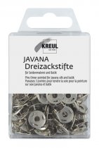 Kreul Javana Szpilki Trójzębne do Mocowania Jedwabiu. Op. 50 sztuk