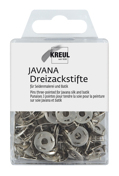 Kreul Javana Three-Pointed Pins for Securing Silk - 50 pcs.