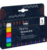 Kreul Textielstift Dekkend - Set van 5